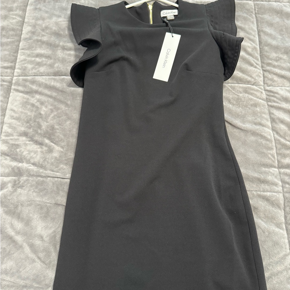 Black Calvin Klein dress short sleeves